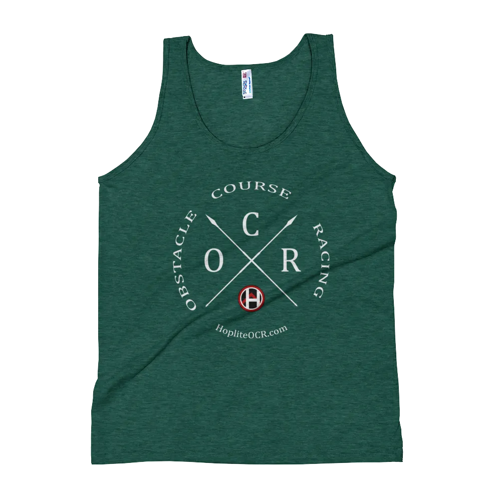 Obstacle Course Racing Crossed Spears Unisex Tank Top