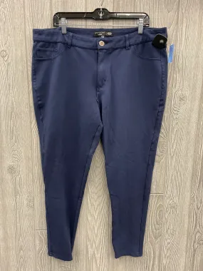 Pants Chinos & Khakis By One 5 One In Navy, Size: 22