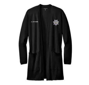 Paso Robles Police Dept. Ladies Cardigan - EMB