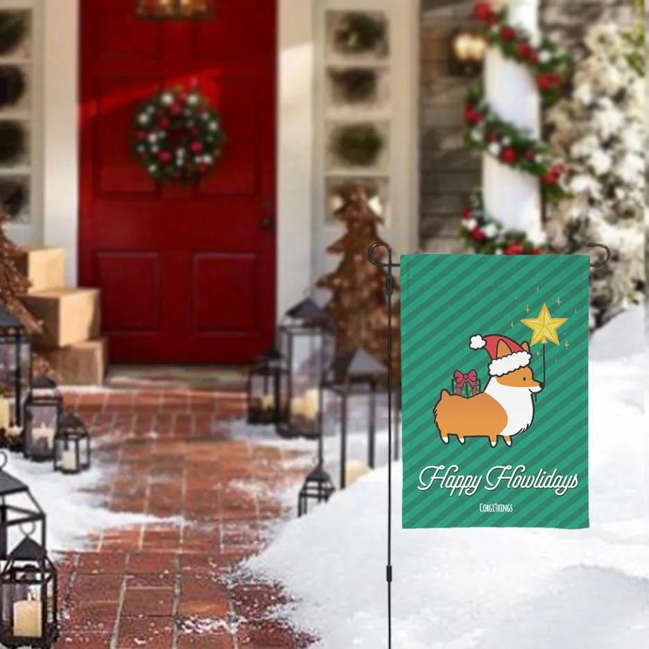 "Happy Howlidays" Garden Flag