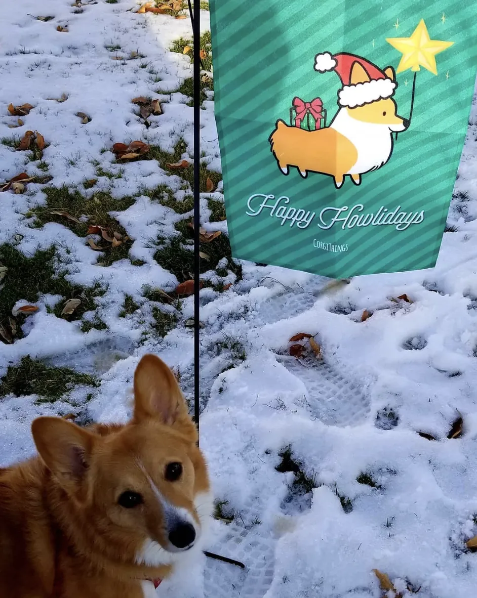 "Happy Howlidays" Garden Flag