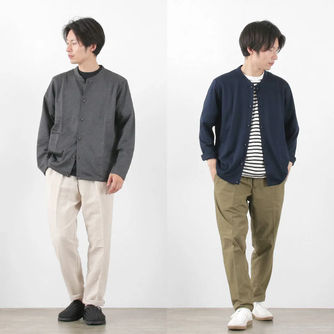 RE MADE IN TOKYO JAPAN / Viscose knit crew neck Cardigan