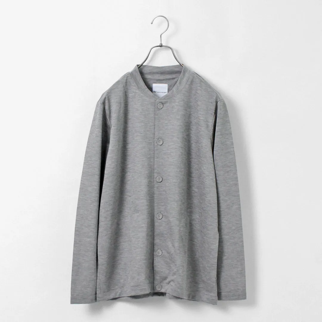 RE MADE IN TOKYO JAPAN / Viscose knit crew neck Cardigan