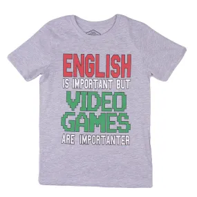 REDTAG Grey Important T-Shirt