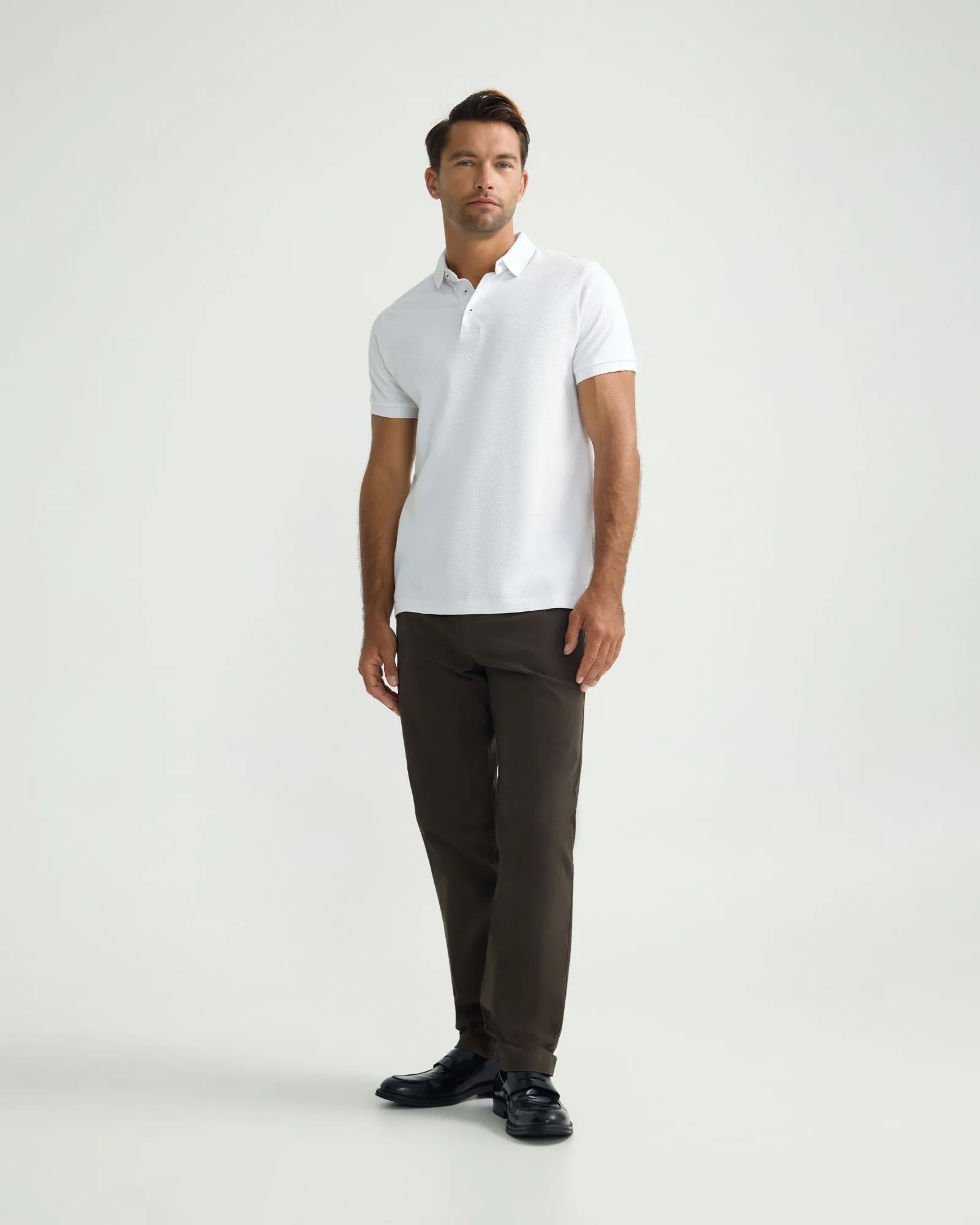 Relaxed Fit Stretch Cotton Chino