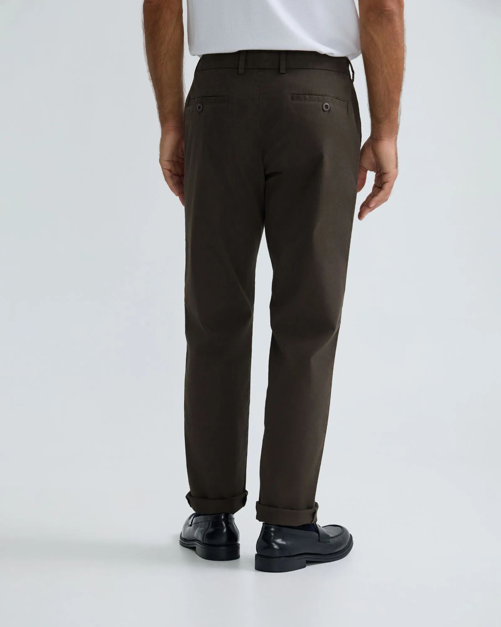 Relaxed Fit Stretch Cotton Chino