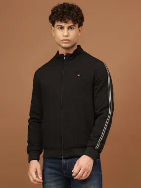 Richlook Men Black Full Sleeve Jacket