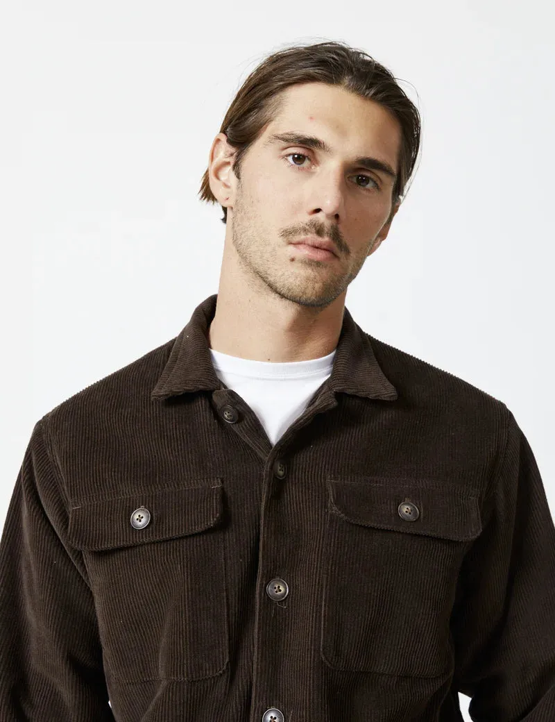 Simple | Stockyard Sherpa Jacket | Cocoa