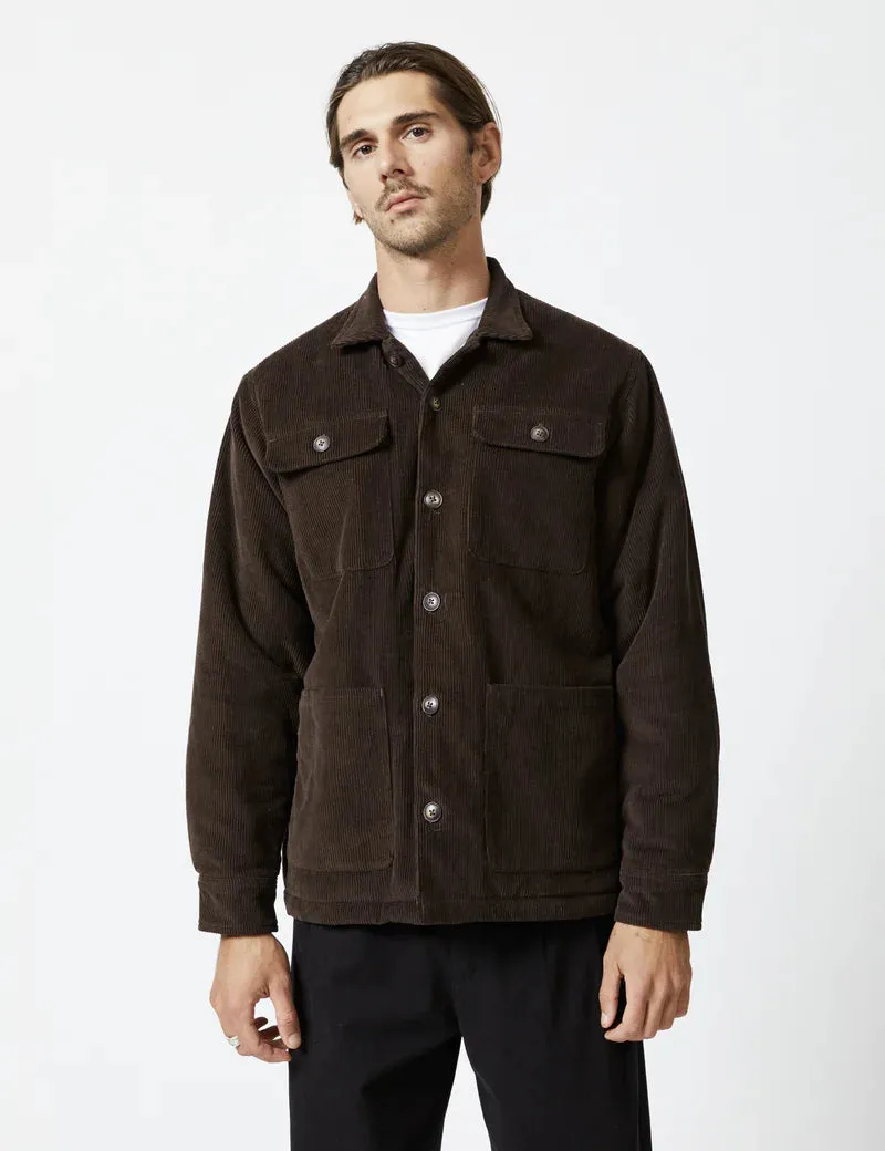 Simple | Stockyard Sherpa Jacket | Cocoa