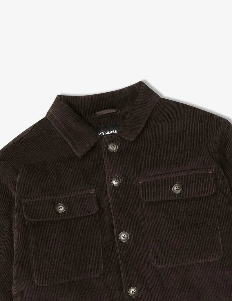 Simple | Stockyard Sherpa Jacket | Cocoa