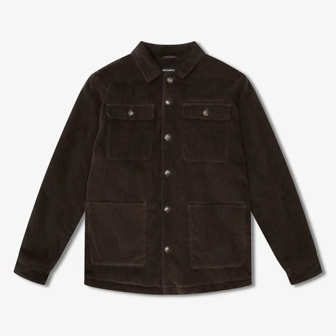 Simple | Stockyard Sherpa Jacket | Cocoa