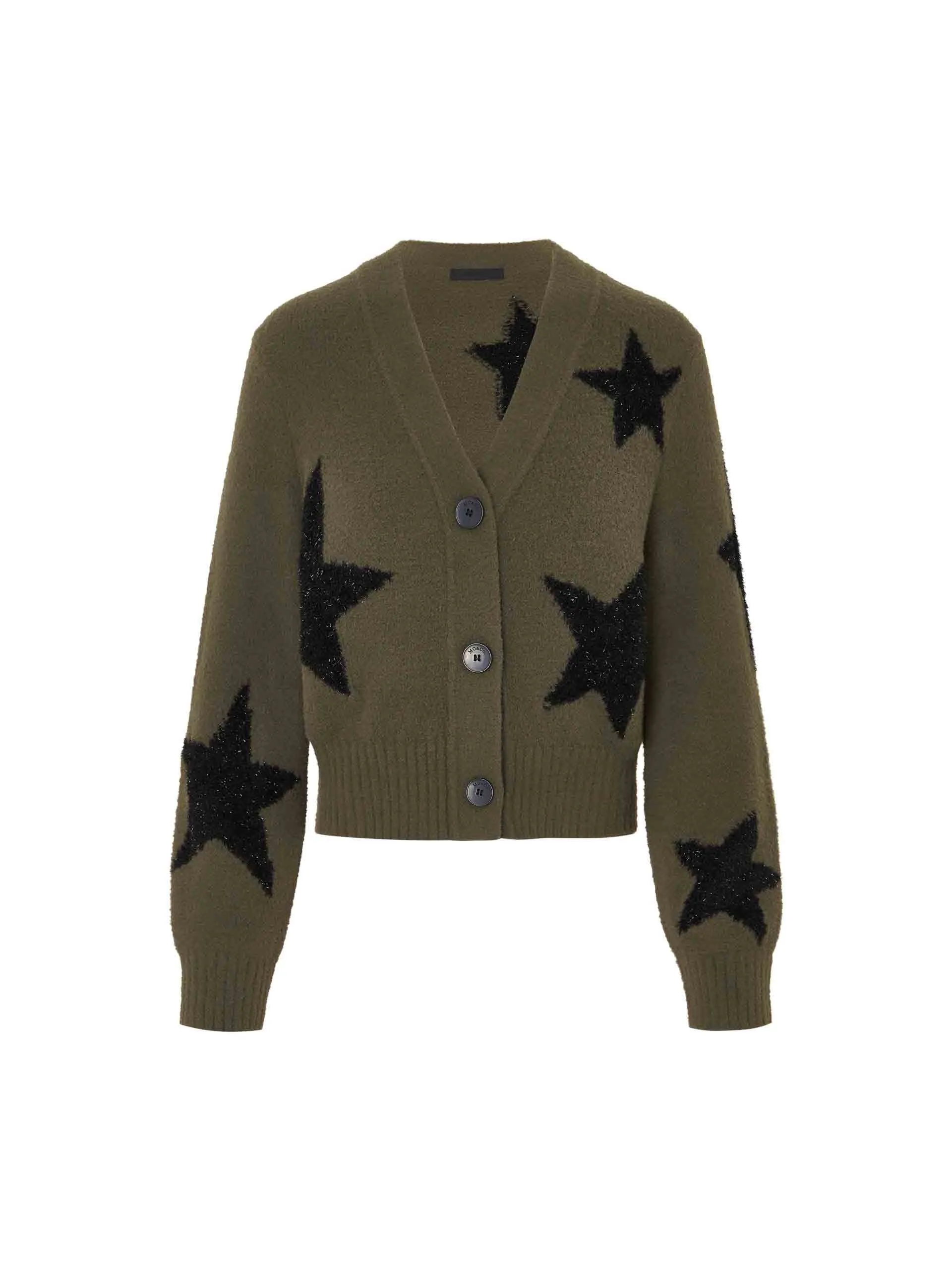 Star Pattern Knitted Cardigan