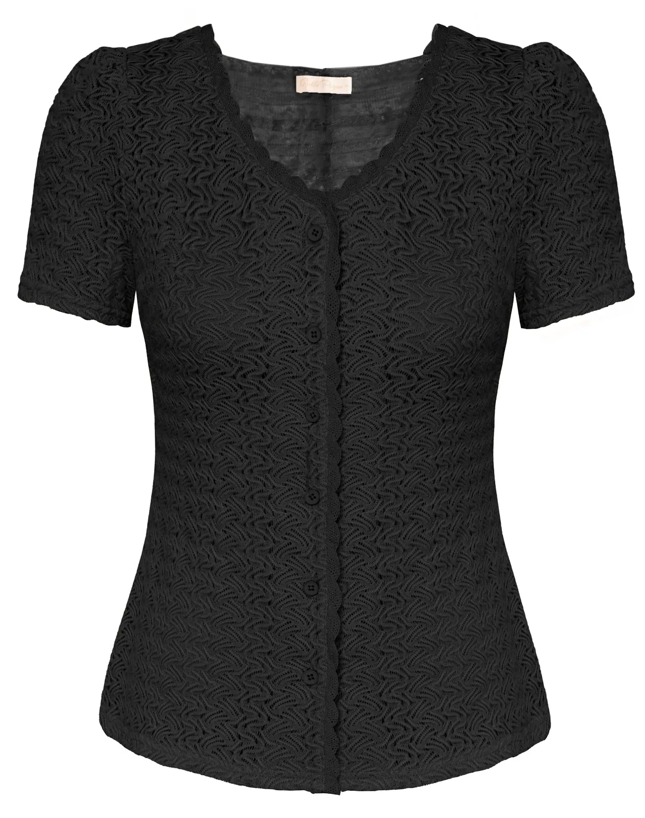 Summer Short Sleeve Cardigan Sweaters for Women Crochet V Neck Tops