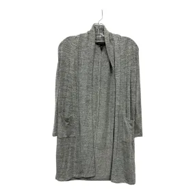 Sweater Cardigan By Banana Republic In Grey, Size:Xs petite