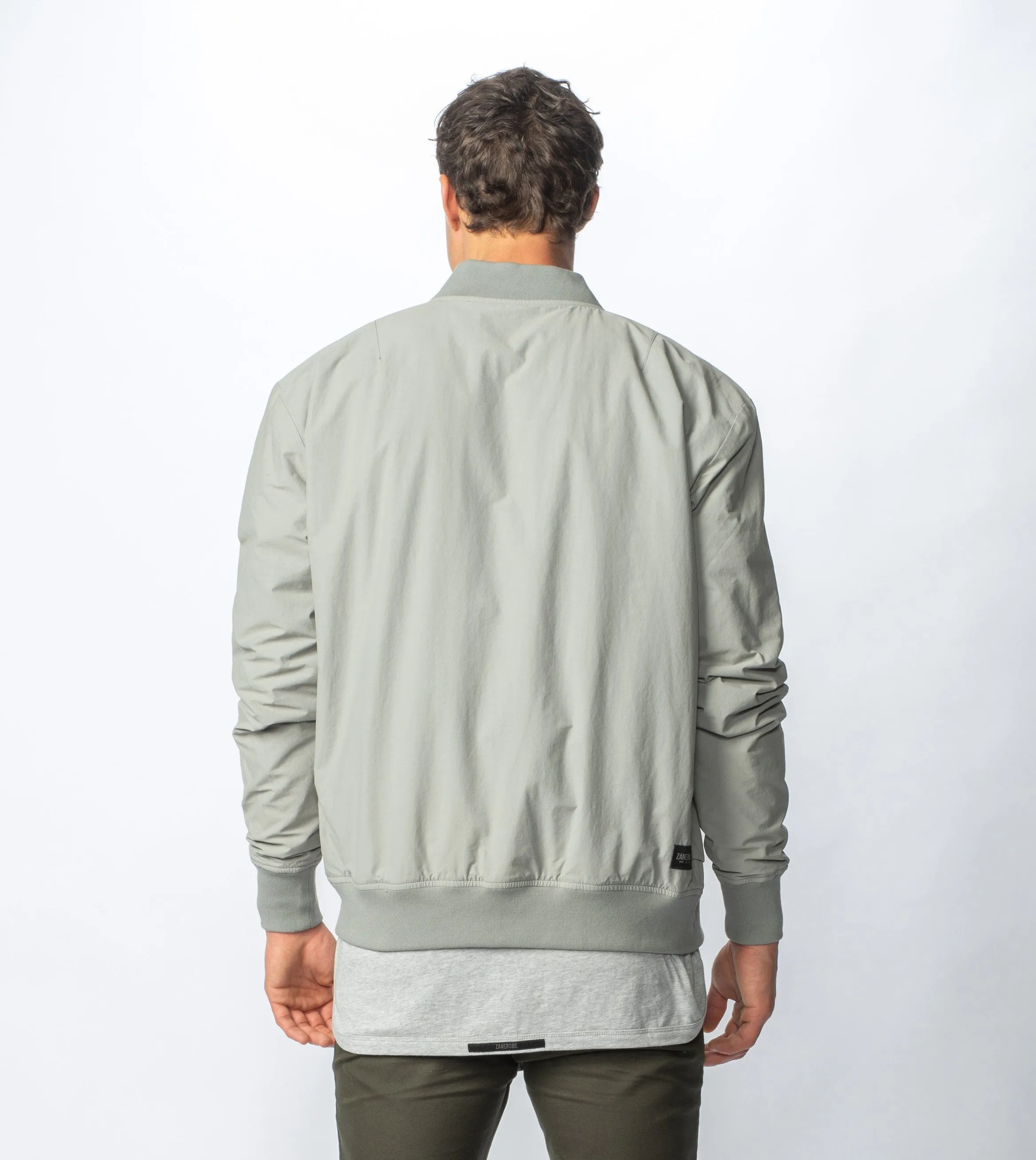 Utility Bomber Jacket Cement