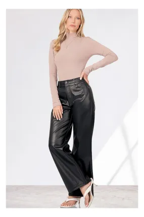 Vegan Leather Pant